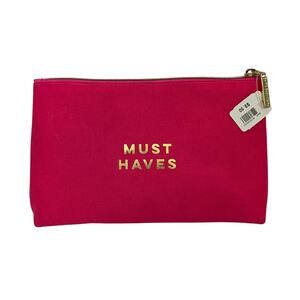 Bath and Body Works Must Haves Pink Cosmetic Zipper Pouch